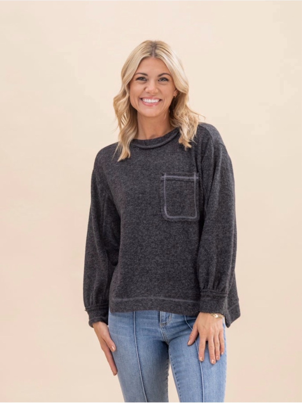 NWOT Zenana Brushed Luxe Hacci Size S/M
